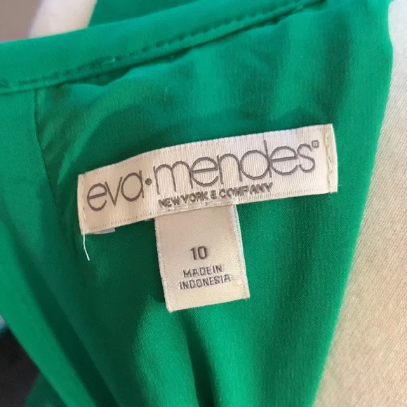 Eva Mendes Dress for New York & company size 10 In Everest Green - Picture 5 of 5